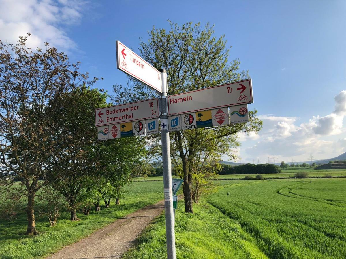 Ferienwohnung Hameln direkt am Weserradweg Hamelin Exterior foto